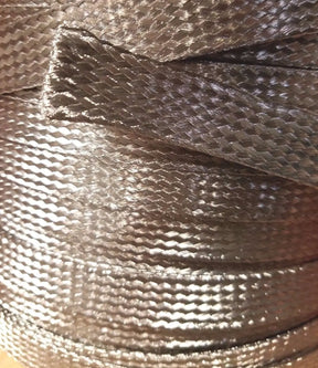 Stainless Steel FLAT Braid Sleeving 304 - 3/4" - length 5 FT USA MADE AC/DCWIREANDSUPPLY