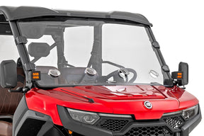 Vented Full Windshield Scratch Resistant CFMOTO UFORCE U10 Pro Rough Country