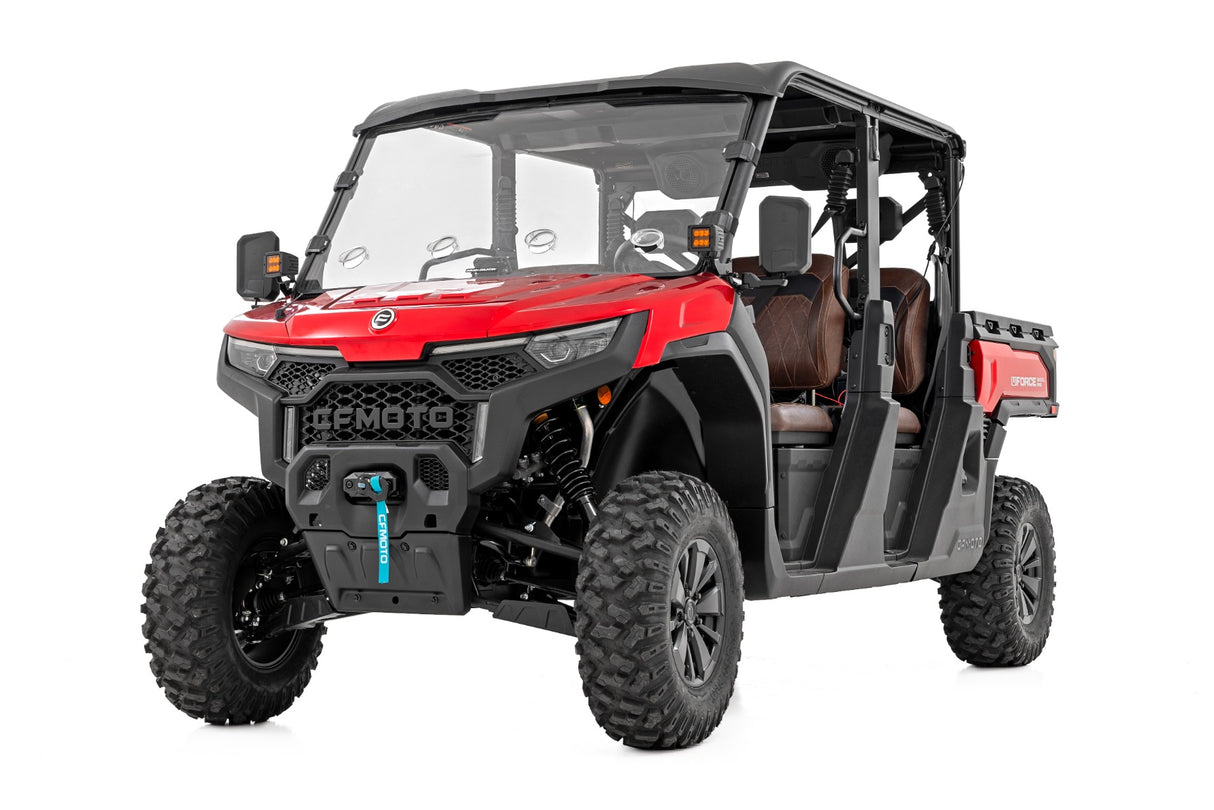 Vented Full Windshield Scratch Resistant CFMOTO UFORCE U10 Pro Rough Country