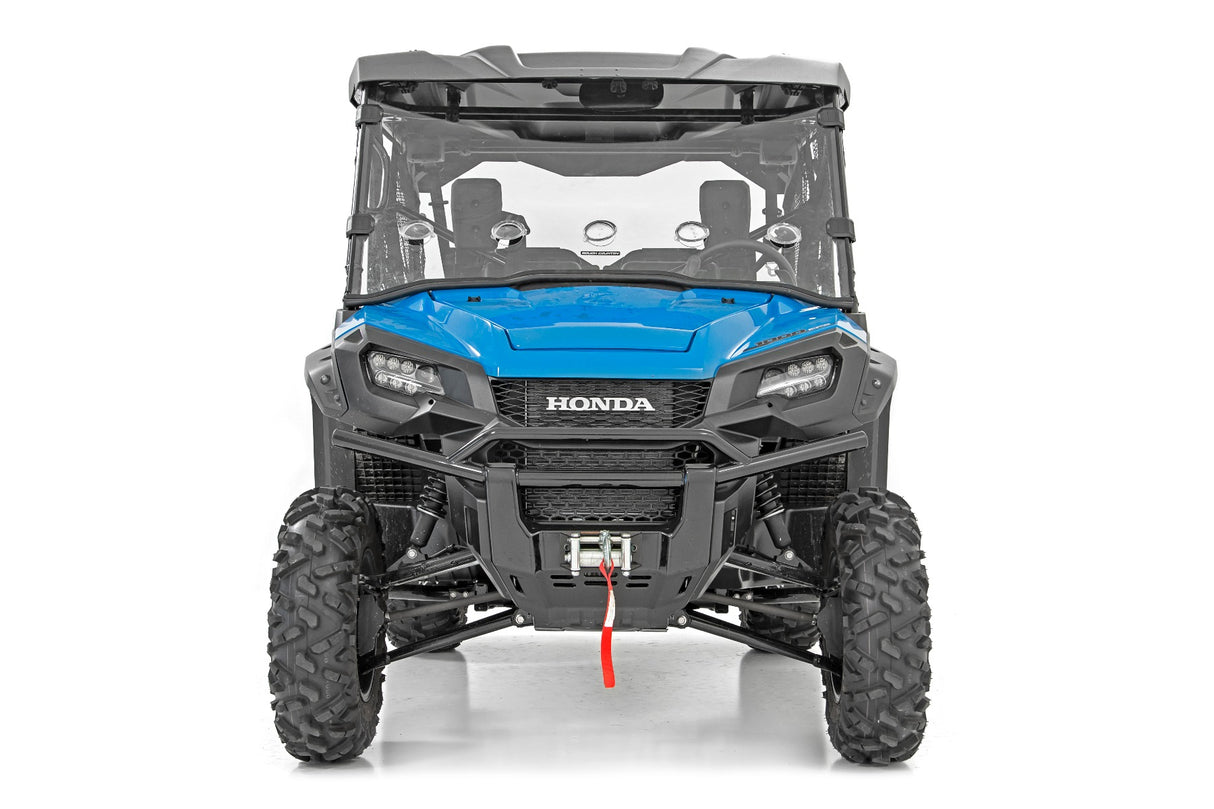 Vented Full Windshield Scratch Resistant Honda Pioneer 1000 Rough Country