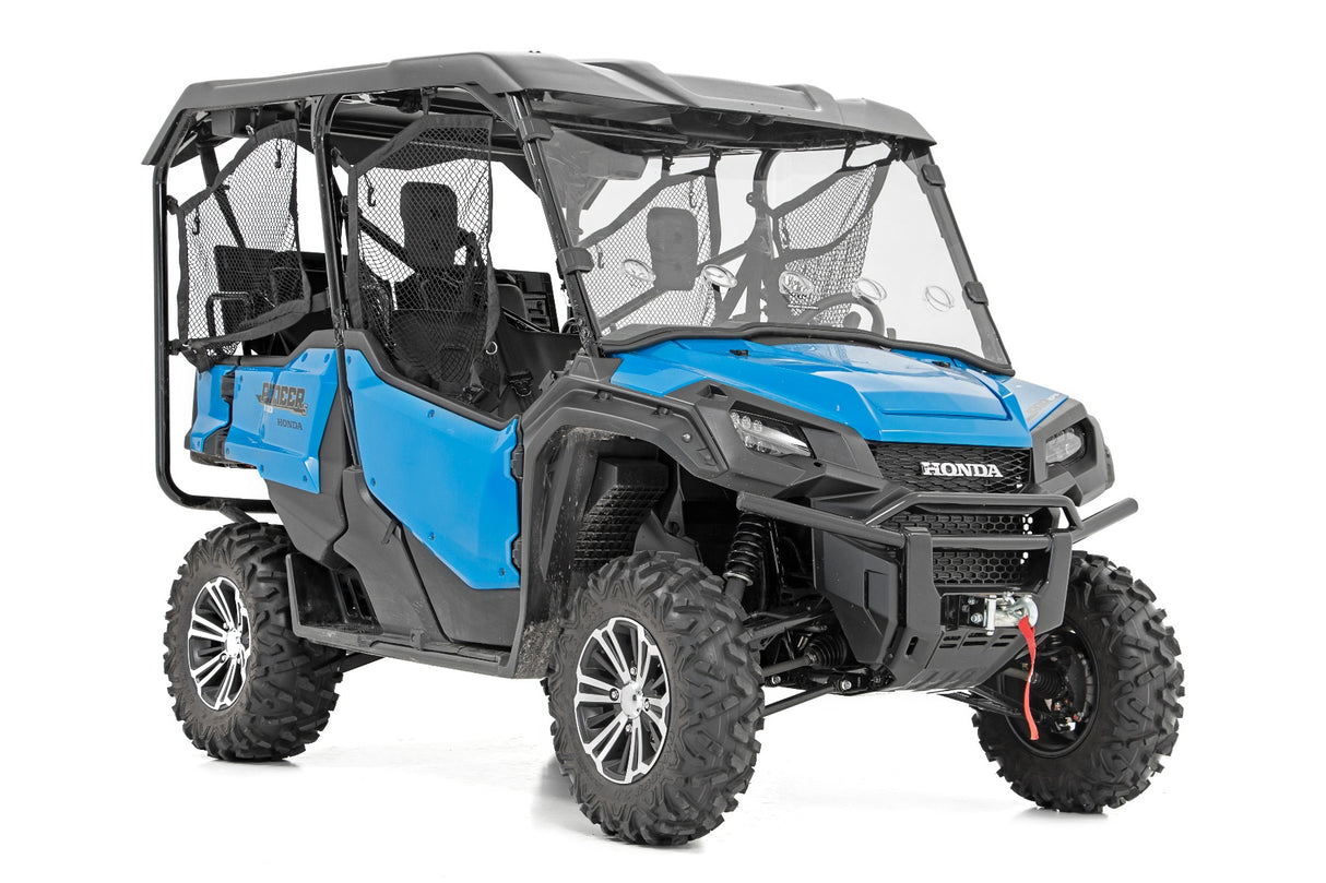 Vented Full Windshield Scratch Resistant Honda Pioneer 1000 Rough Country