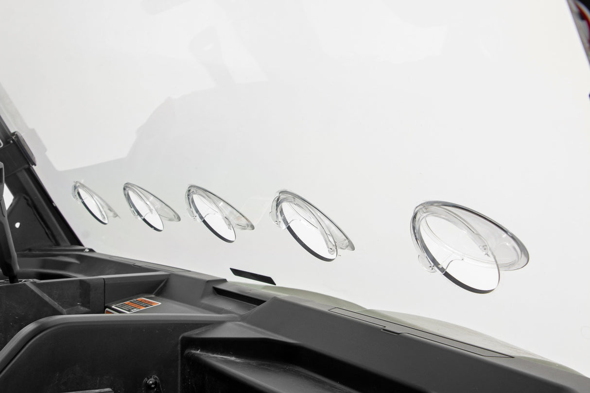 Vented Full Windshield Scratch Resistant Can-Am Defender HD 5/HD 8/HD 9/HD 10 Rough Country