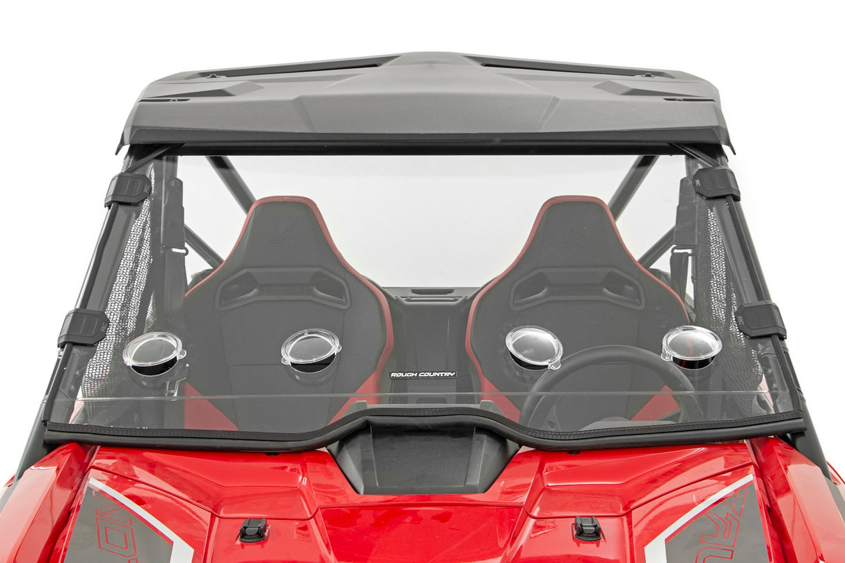 Vented Full Windshield Scratch Resistant Honda Talon 1000 Rough Country