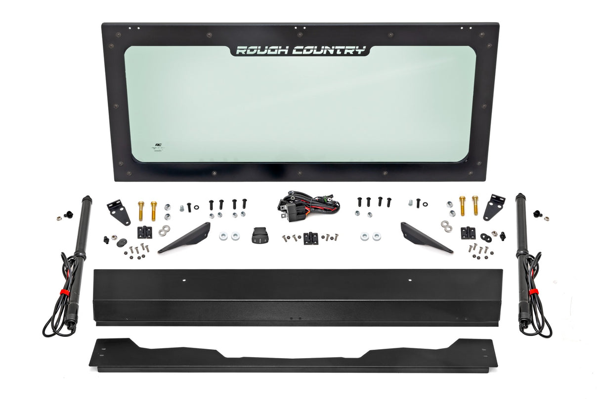 Electric Tilt Windshield Glass Honda Pioneer 1000 Rough Country