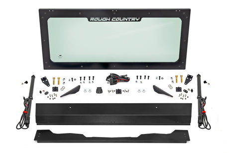 Electric Tilt Windshield Glass Honda Pioneer 1000 Rough Country
