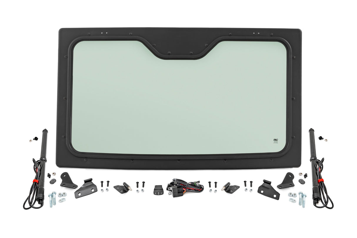 Electric Tilt Windshield Glass Formed Frame Polaris Ranger XP 1000 Rough Country