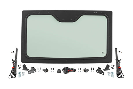 Electric Tilt Windshield Glass Formed Frame Polaris Ranger XP 1000 Rough Country