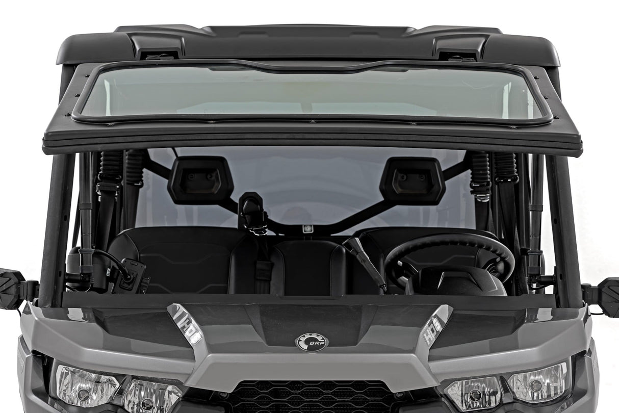 Electric Tilt Windshield Glass Can-Am Defender HD8/HD9/HD10 Rough Country