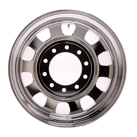 22.5 x 8.25 Kenworth Stylized 2pcs Truck Wheels Forged Aluminum Rims Both-Side Polished Mirror 10 Holes