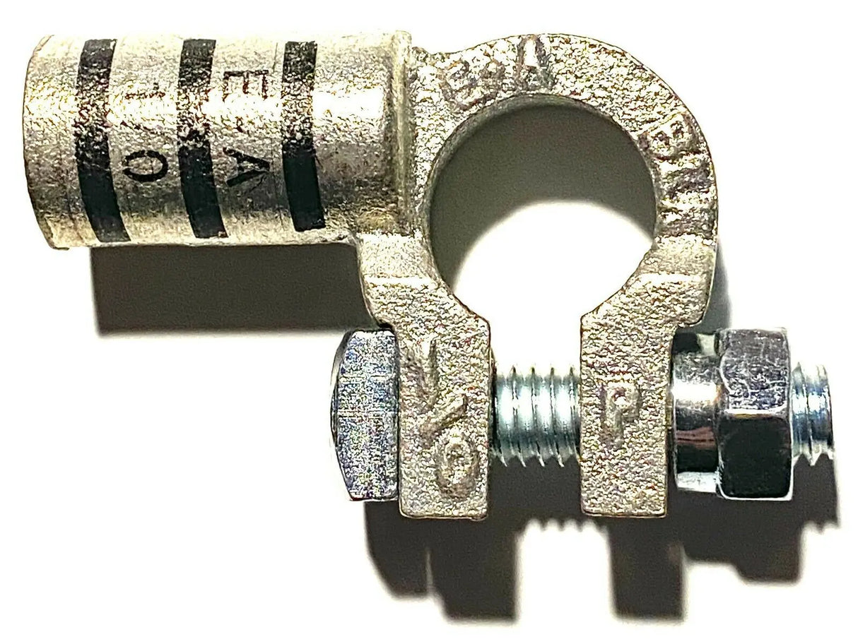 Battery Cable Ends Copper Top Post 90 DEG Terminal Connectors 2 GAUGE THUR 4/0 ac/dc wire and supply
