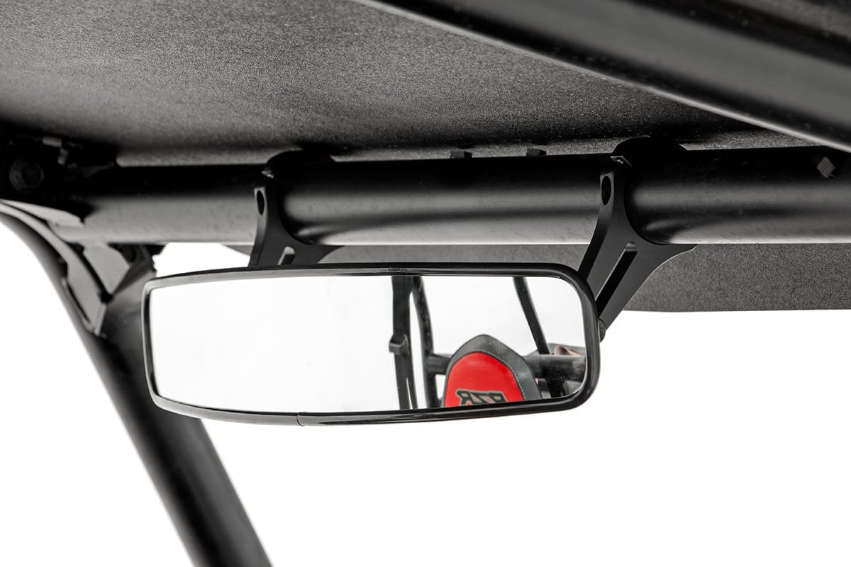 UTV Rear View Mirror Convex 17 Inch x 3 Inch 1.75 Inch Mount Rough Country