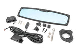 UTV Aluminum Rear View Mirror Dome Light 12 Inch 1.75-2 Inch Mount Rough Country