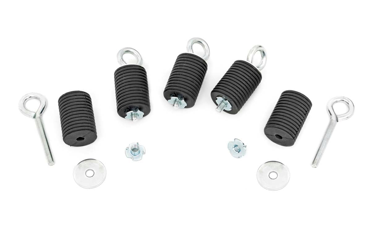 Bed Tie Down Kit 1-7/16 Inch Diameter 5 Pieces Polaris Ranger XP 900/XP 1000/General Rough Country