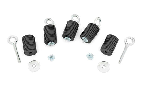 Bed Tie Down Kit 1-7/16 Inch Diameter 5 Pieces Polaris Ranger XP 900/XP 1000/General Rough Country