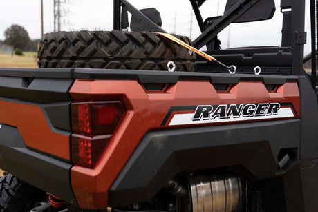 Bed Tie Down Kit 1-7/16 Inch Diameter 5 Pieces Polaris Ranger XP 900/XP 1000/General Rough Country