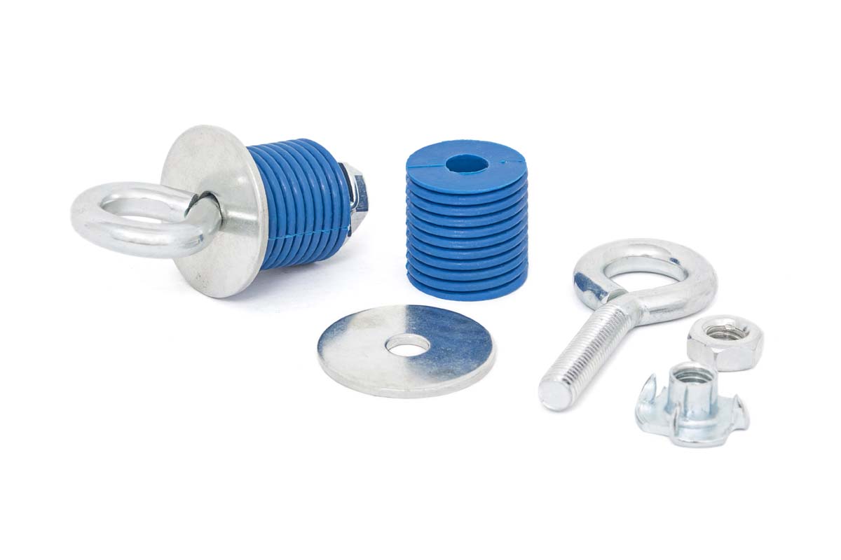 Bed Tie Down Kit 1 Inch Diameter 5 Pieces Polaris RZR XP 1000/RZR XP 4 1000 Rough Country