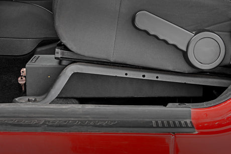 Storage Box Under Seat Jeep Wrangler JK (07-10)/Wrangler Unlimited (07-18) Rough Country