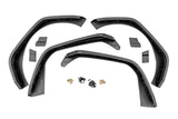 High Clearance LED Flat Fender Flare Kit UV Treated Jeep Wrangler JL (18-24) Rough Country