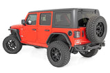 High Clearance LED Flat Fender Flare Kit UV Treated Jeep Wrangler JL (18-24) Rough Country