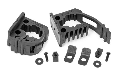 Rubber Molle Panel Clamp Kit Universal 5/8 Inch 1 3/8 Inch 2-Clamps Rough Country