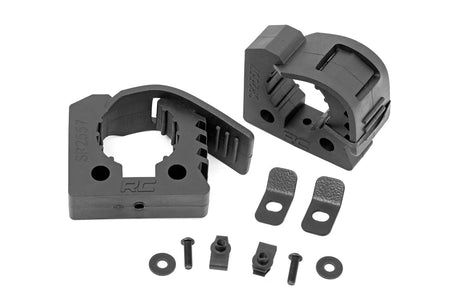 Rubber Molle Panel Clamp Kit Universal 1 Inch 2 1/4 Inch 2-Clamps Rough Country