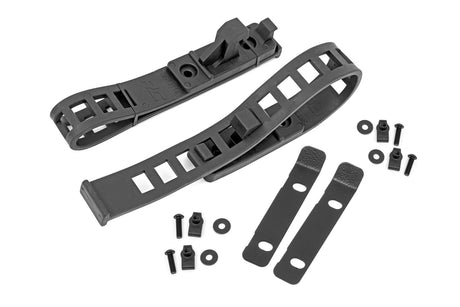 Rubber Molle Panel Clamp Kit Universal 1/2 Inch 4 1/2 Inch 2-Clamps Rough Country
