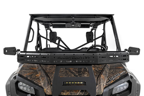 UTV Aluminum Side View Mirrors Horizontal Rough Country