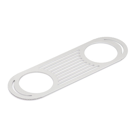1990-1998 Eagle Talon Silver 52mm Gauge Panel with Mid Air Vent Flow Divert