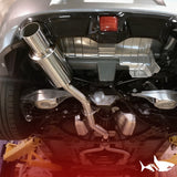 Catback Exhaust for 2003-2008 Nissan 350Z & Infiniti G35 with 4.5'' Single Tip & 3'' Pipe Flashark