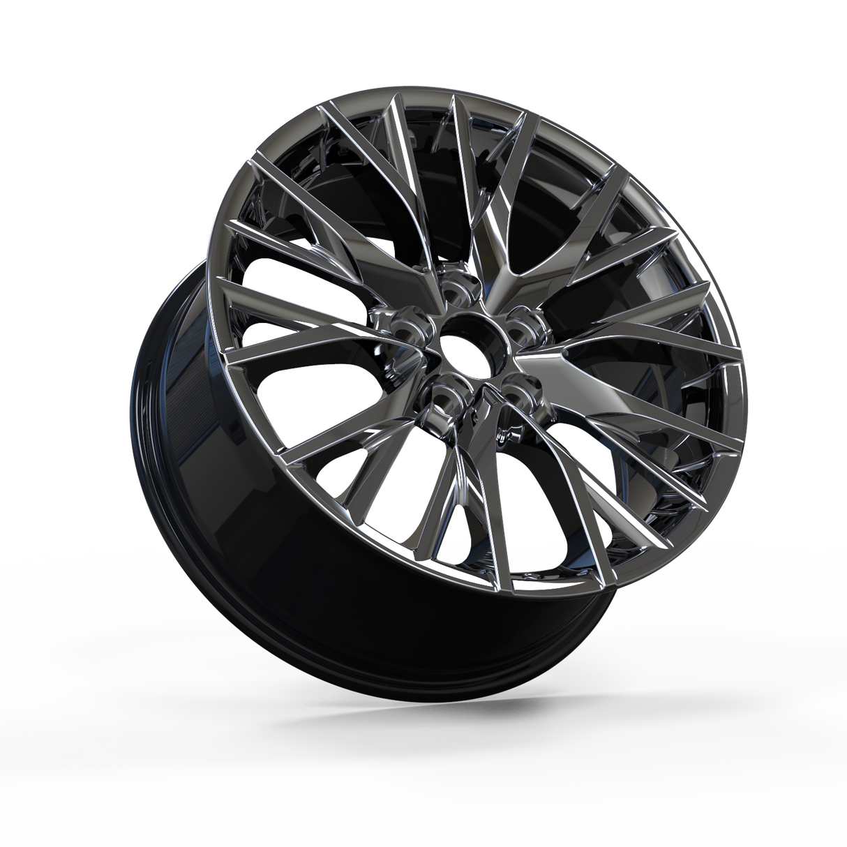 Lexus Toyota Style Wheels 18 x 8.0 5x114.3 Hyper Black 1 pcs