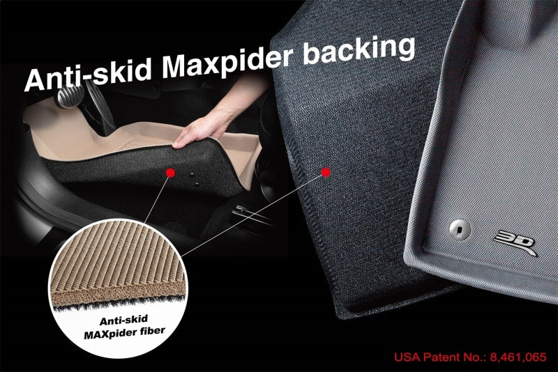 3D Maxpider 18-24 Jeep Wrangler JL Unlimited Maxtrac Black R1 R2