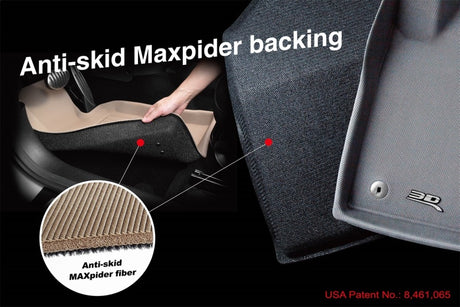 3D MAXpider 17-24 Jeep Compass Maxtrac Black R1 R2