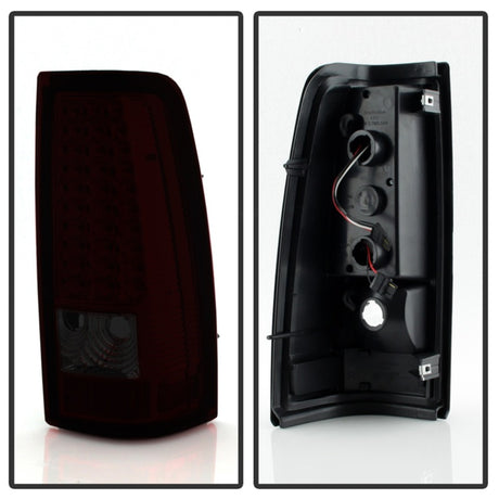 xTune Chevy Silverado 1500/2500/3500 99-02 LED Tail Lights Red Smoke ALT-ON-CS99-LED-RS