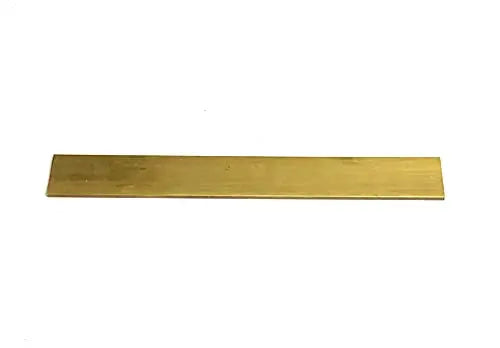 AC/DC Wire and Supply Brass Flat Bar Stock 3/16" x 1 1/2" x 12" Knife Making Handle Bolster C360 Buss Bar - Arts Hobbies Crafts Industrial ACDC WIRE AND SUPPLY