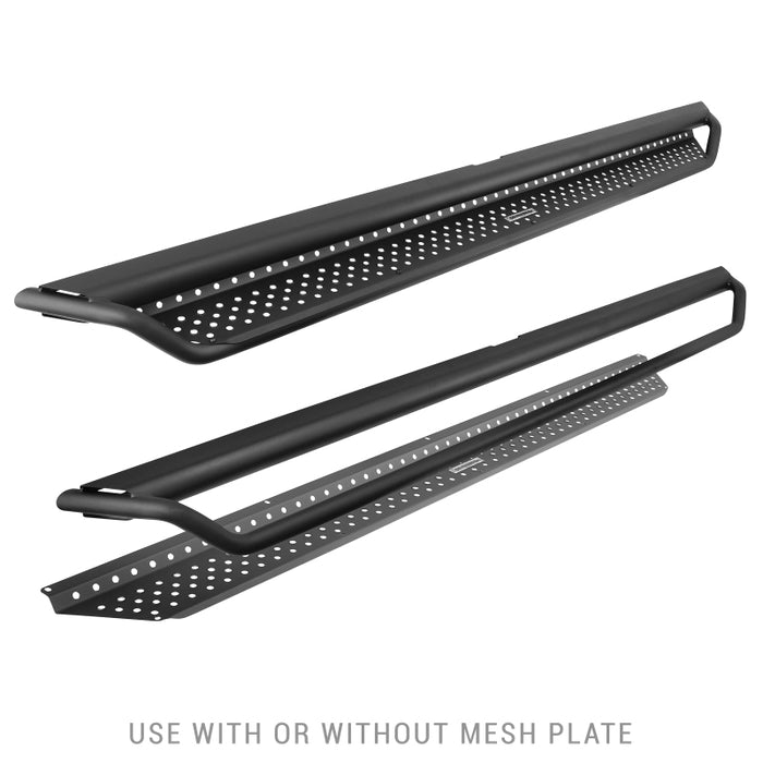 Go Rhino 2021+ Ford Bronco Dominator Extreme D1 Side Steps w/Brackets - Textured Black