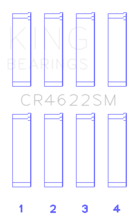 King Engine Bearings Subaru Fb20 (Size +0.25mm) Connecting Rod Bearing Set