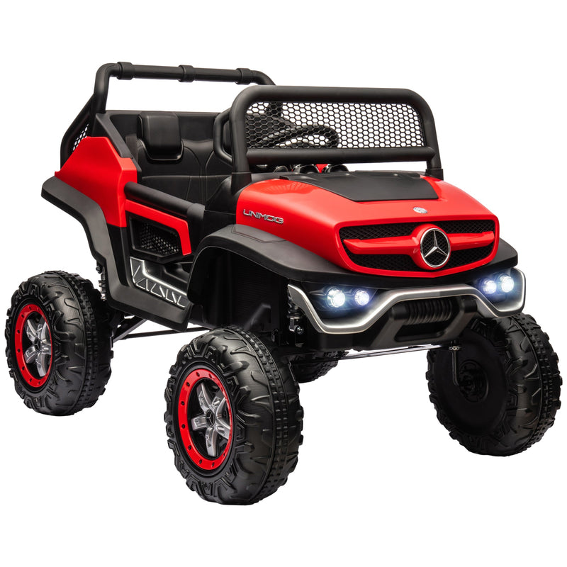 Mercedes-Benz Unimog 12V Kids Ride on Truck with Remote Control - Officially Licensed