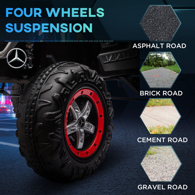 Mercedes-Benz Unimog 12V Kids Ride on Truck with Remote Control - Officially Licensed