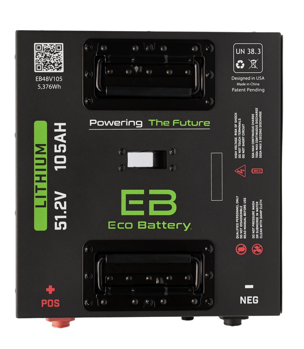 Eco Battery (48V) 51V 105AH Thru-Hole Battery Bundle / Evolution