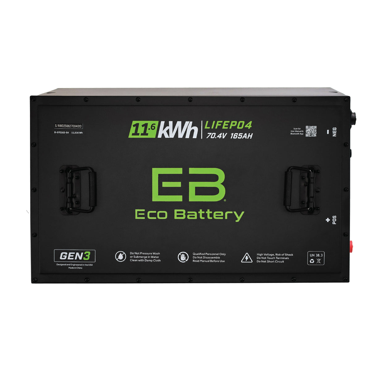 Eco Battery 70V (72V) 165AH Battery Bundle / Moke