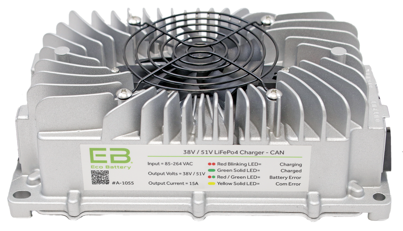 Eco Battery (48V) 51V 105AH Thru-Hole Battery Bundle / Yamaha Drive/G29 / 2007-10