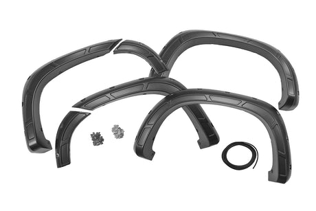 Fender Flares Defender GBA Black Chevy Silverado 1500 2WD/4WD (19-26) Rough Country