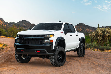 Fender Flares Defender GBA Black Chevy Silverado 1500 2WD/4WD (19-26) Rough Country