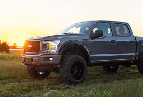 Fender Flares Defender G1 Absolute Black Ford F-150 2WD/4WD (2015-2020) Rough Country