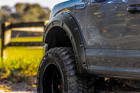 Fender Flares Defender G1 Absolute Black Ford F-150 2WD/4WD (2015-2020) Rough Country