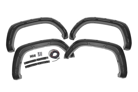 Fender Flares Defender 202 Black Onyx Toyota Tacoma 2WD/4WD (2016-2023) Rough Country