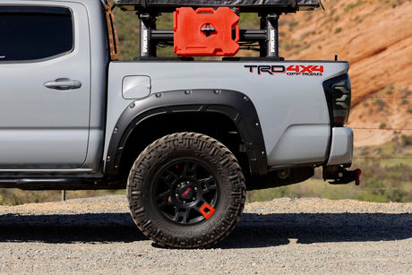 Fender Flares Defender 202 Black Onyx Toyota Tacoma 2WD/4WD (2016-2023) Rough Country