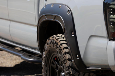 Fender Flares Defender 202 Black Onyx Toyota Tacoma 2WD/4WD (2016-2023) Rough Country
