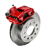 New Direct Fit 4 Wheel Drum to Disc Brake Conversion Kit W/Rotors (5 Lug). Red A112-93XR