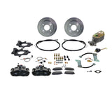 New Direct Fit Rear Drum to Disc Brake Conversion Kit W/Rotors (4 Lug). A112-93BK